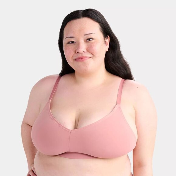 Seamless Pink Bralette - Picture 1 of 3